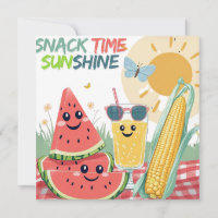 Tropical Treats Party Invitation – Sweet Summer Ba