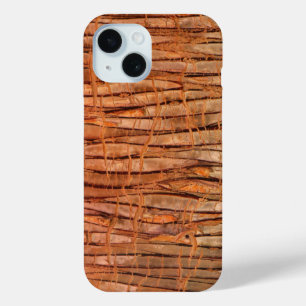 Tropical Tree Bark Nature Photo iPhone 15 Case
