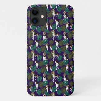 Tropical Treeing Walker Coonhound Blue Case-Mate iPhone Case