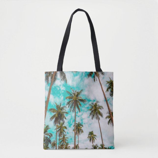 Tropical trees tote bag (Front)