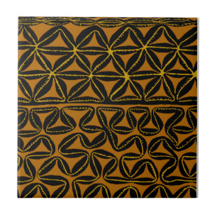 Tropical Tribal South Seas Tapa Tile