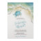 Tropical Turquoise Sea Turtle Watercolor Wedding