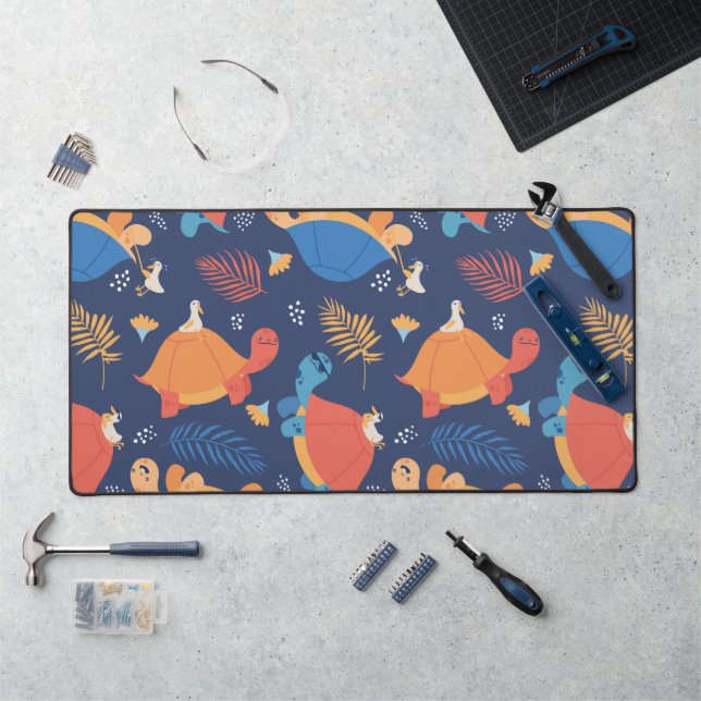 Tropical Turtle Desk Mat (Workstation)