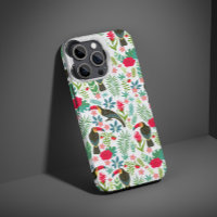 Tropical Tuscans and Flowers Pattern