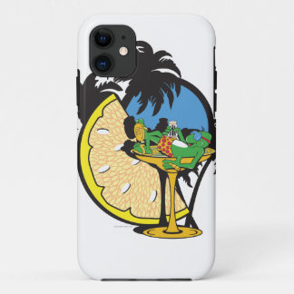 Tropical Vacation Gecko iPhone 11 Case