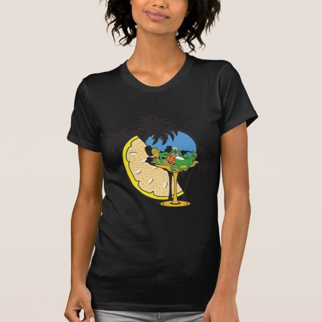 Tropical Vacation Gecko T-Shirt (Front)