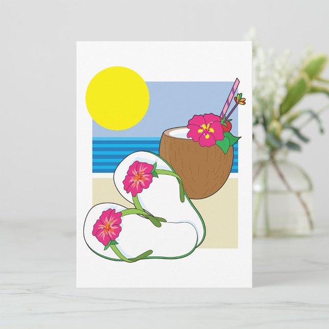Tropical Vacation Invitations (Creator Uploaded)
