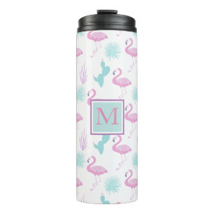 Tropical Vacation ⎢Monogram Thermal Tumbler