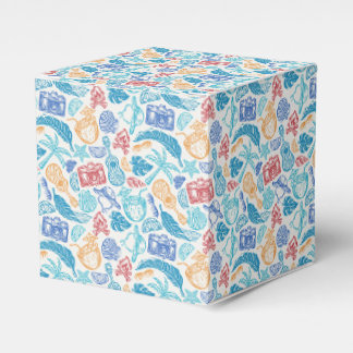 Tropical Vacation Pattern – Summer Travel Vibes Favour Box