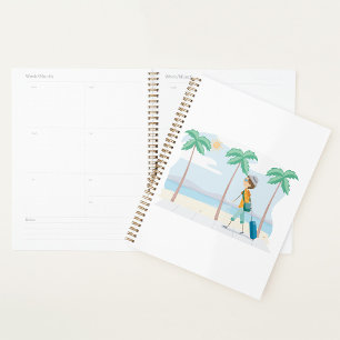 Tropical Vacation Traveller Fun Beach Travel Planner