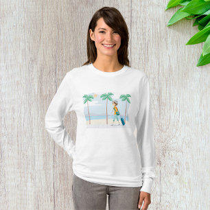 Tropical Vacation Traveller Fun Beach Travel  T-Shirt