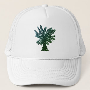 Tropical Vacation White Custom Baseball Hat