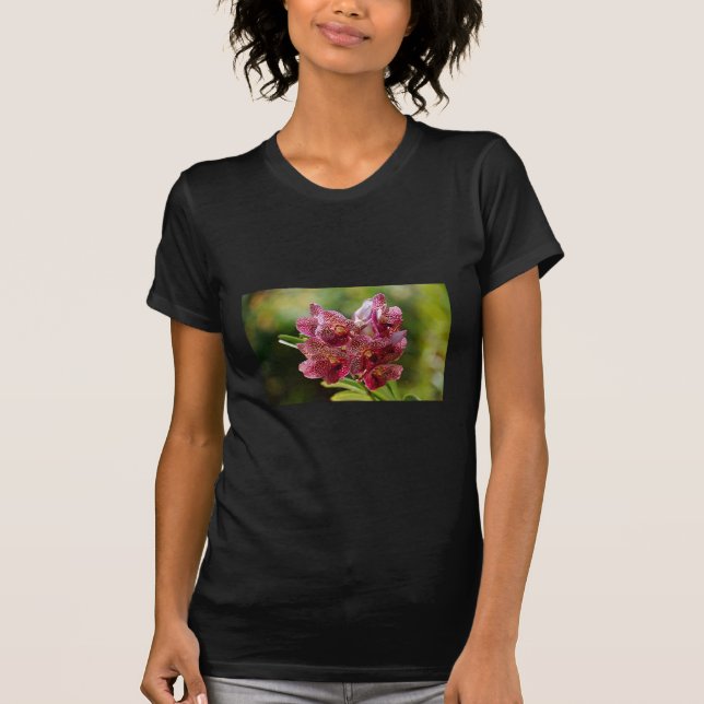 Tropical Vanda Orchid Cluster T-Shirt (Front)