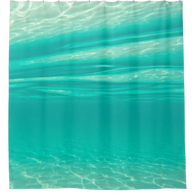 Tropical Vibe Shower Curtain (Front)