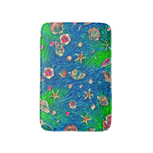 Tropical Vibes Bath Mat