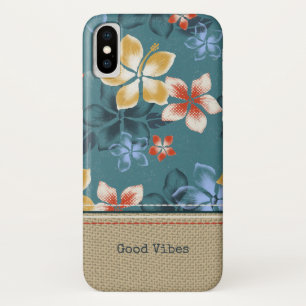 Tropical Vintage Hawaiian Islands Surfer Case-Mate iPhone Case