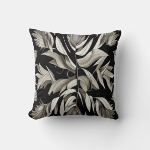 Tropical Vintage Leaves        Cushion