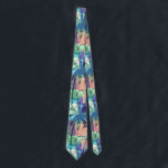 Tropical Vintage Palm Trees Tie<br><div class="desc">A cool collage of palm trees in pink,  purple,  green,  teal and turquoise,  this men's tie is a great fashion statement for the office,  a wedding or any occasion.</div>
