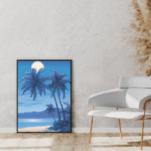 Tropical Wall art - A Coastal Escape