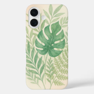 Tropical Watercolor Botanical  iPhone 16 Case