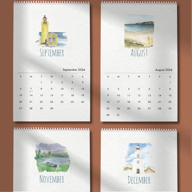 Tropical Watercolor Calendar 2026 (Creator Uploaded)