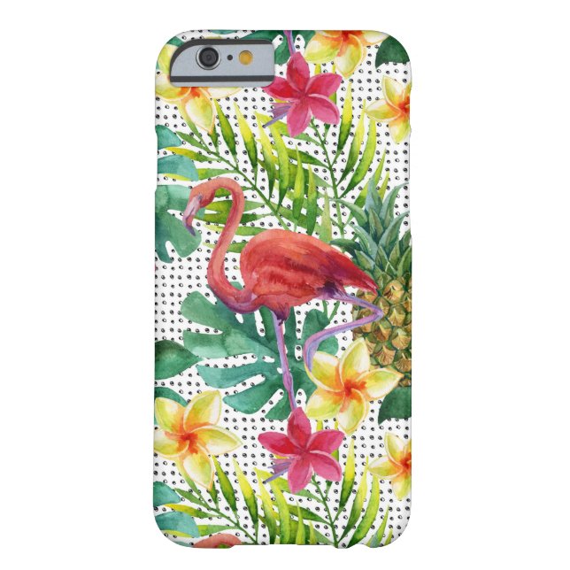 Tropical Watercolor Case-Mate iPhone Case (Back)
