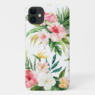 Tropical Watercolor Flowers Case-Mate iPhone Case