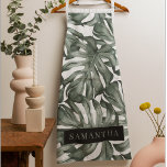 Tropical Watercolor Modern Oasis Leaves Pattern Apron<br><div class="desc">Introducing our Tropical Watercolor Modern Oasis Leaves Pattern collection, now available on Zazzle! Immerse yourself in the vibrant beauty of nature with these stunning products featuring a contemporary twist on tropical foliage.Choose from a wide range of products to suit your needs and personal style. Whether you're looking for home decor...</div>