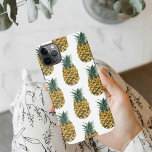 Tropical Watercolor Pineapple Seamless Pattern iPhone 11Pro Max Case<br><div class="desc">Tropical Watercolor Pineapple Seamless Pattern</div>