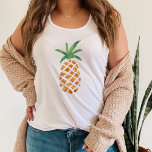 Tropical Watercolor Pineapple Singlet<br><div class="desc">Design features a tropical pineapple illustration in pretty watercolors. Coordinating accessories available in our shop!</div>