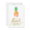 tropical watercolor pineapple thank you