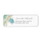 Tropical Watercolor Sea Turtle Return Address