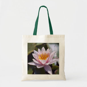 Tropical Waterlily Floral Botanical Design Tote Bag