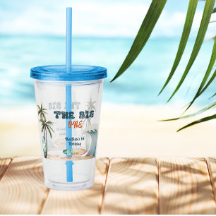 Tropical Wave Surf Acrylic Tumbler