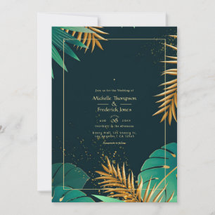 Tropical Wedding Invitation