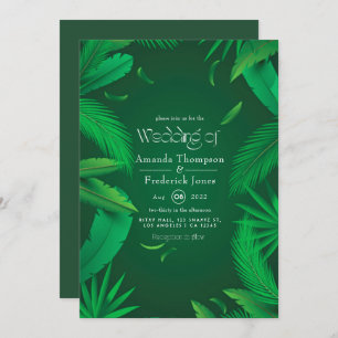 Tropical Wedding Invitation