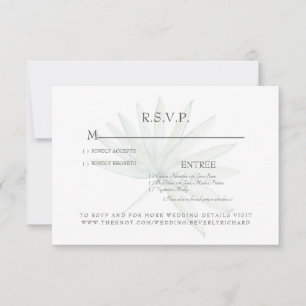 Tropical Wedding RSVP Card