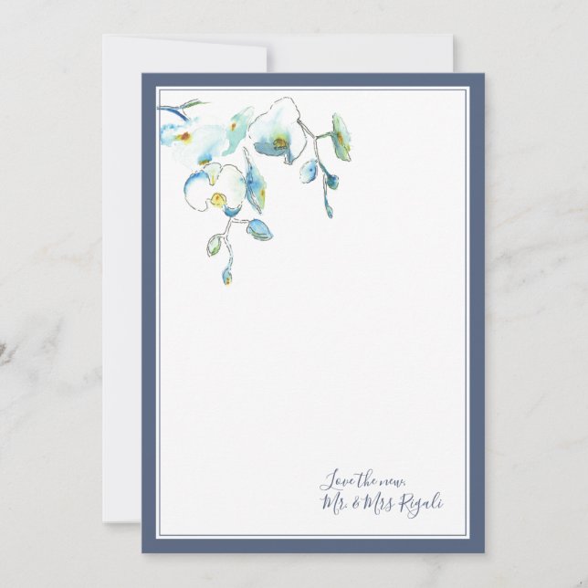 Tropical Wedding Thank You Cards (Front)