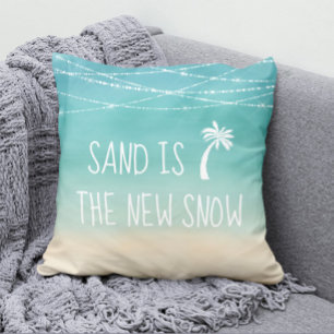 Tropical Winter Beach Sand is the New Snow Cushion