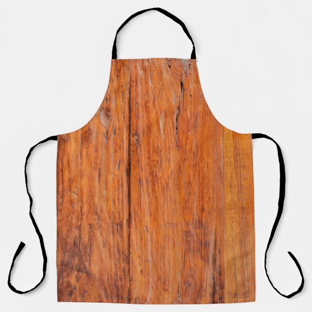 Tropical wood texture. abstract, home decor, backg apron (Front)
