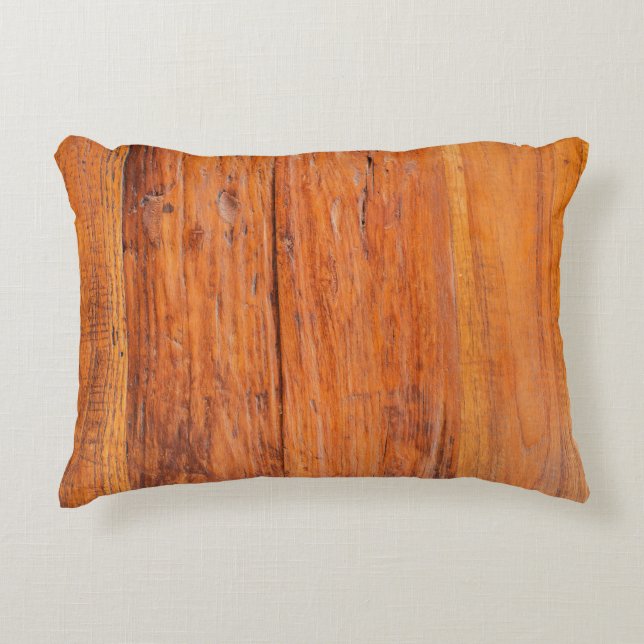 Tropical wood texture. abstract, home decor, backg decorative cushion (Front)