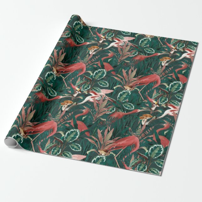 Tropical Wrapping Paper (Unrolled)