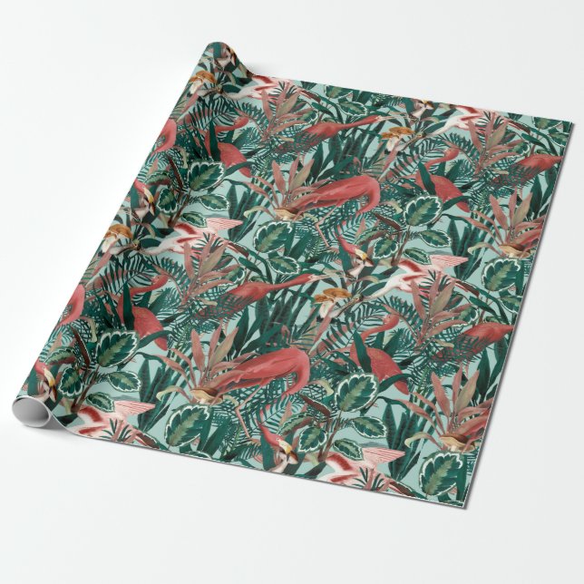 Tropical Wrapping Paper (Unrolled)