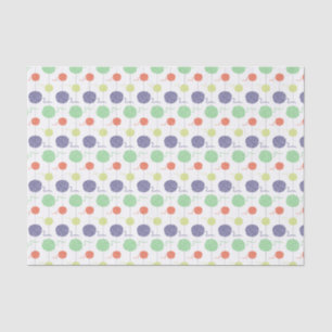 Tropical Yarn Ball String Pattern Tissue Paper