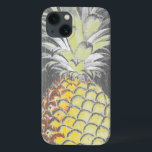 Tropical Yellow Pinneapple on Grey iPhone 13 Case<br><div class="desc">Tropical Yellow Pinneapple on Grey. Artist: Studio W. Image ID: 149438D.</div>