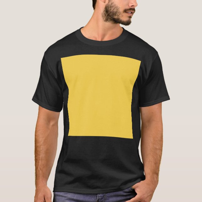 Tropical Yellow Solid Colour T-Shirt (Front)