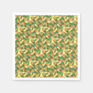Tropical Yummy Pineapple Pattern Napkin