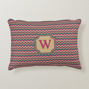 Tropical Zigzag Accent Pillow
