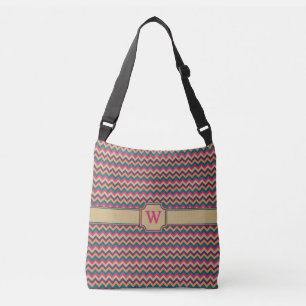 Tropical Zigzag All-Over-Print Bag