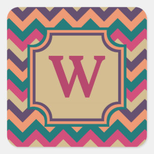 Tropical Zigzag Sticker